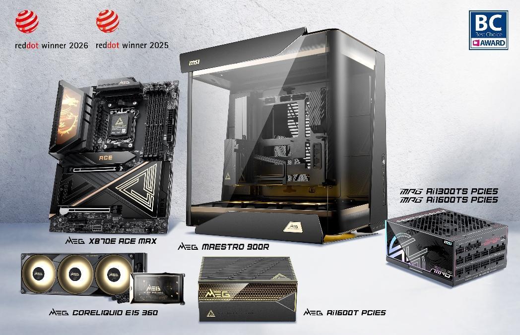 MSI Nâng Tầm Khả Năng Tùy Biến PC với Loạt Linh Kiện Mới tại COMPUTEX 2026