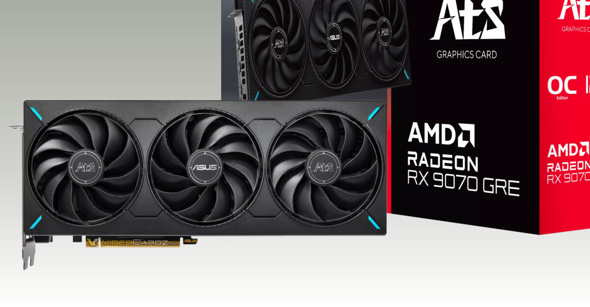 ASUS chính thức đưa card đồ họa ATS Radeon RX 9070 GRE ra thị trường quốc tế