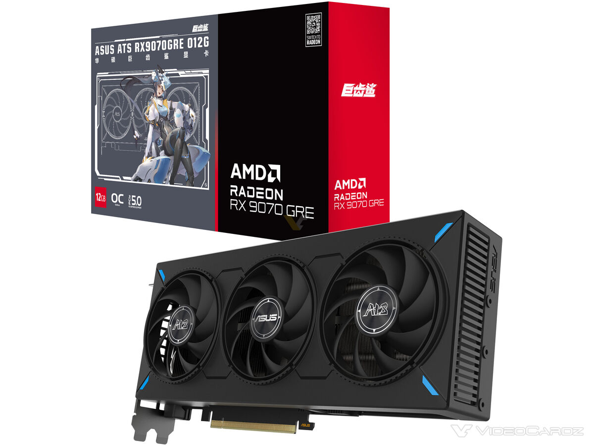 ASUS chính thức đưa card đồ họa ATS Radeon RX 9070 GRE ra thị trường quốc tế